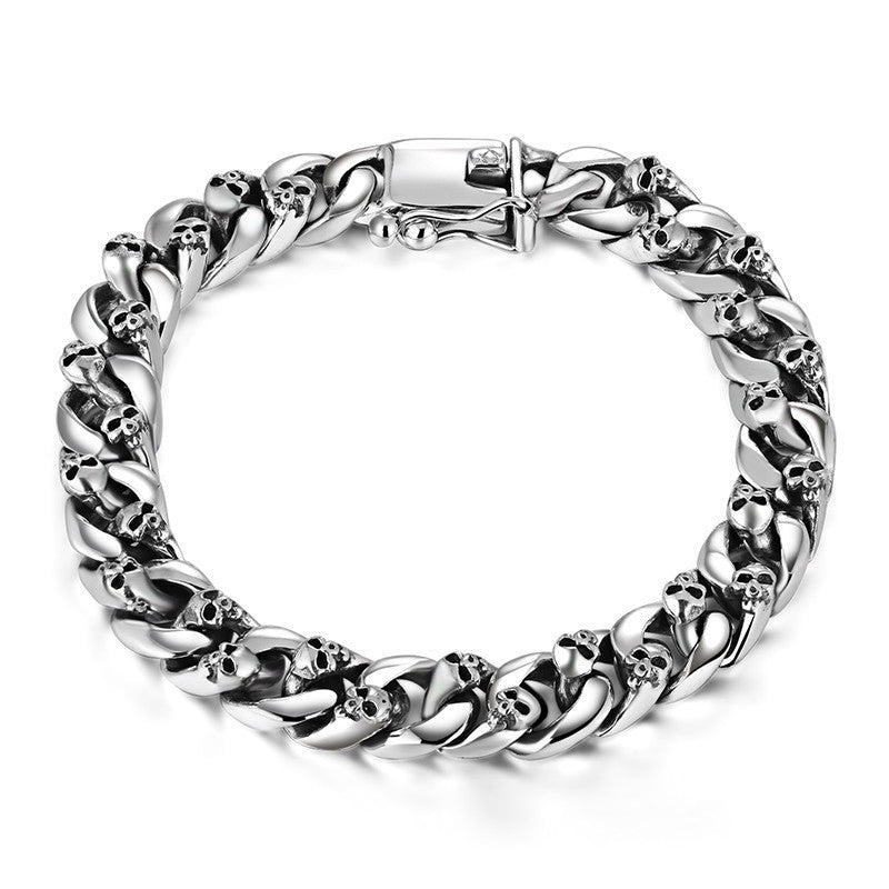 Skull male street hip hop bracelet