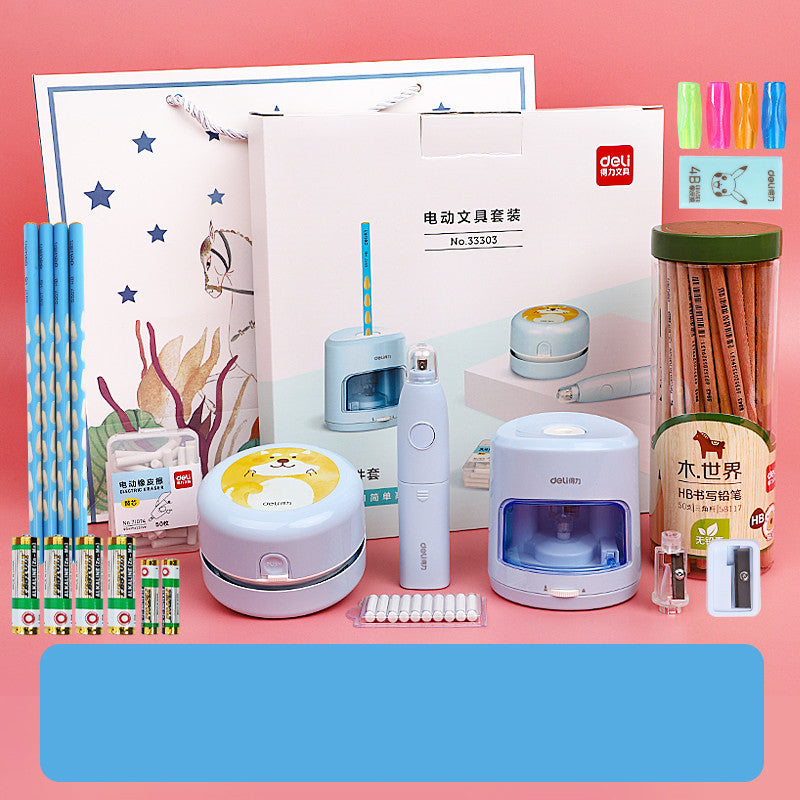 Deli Learning Stationery Set Gift Box Learning Supplies Gift Bag