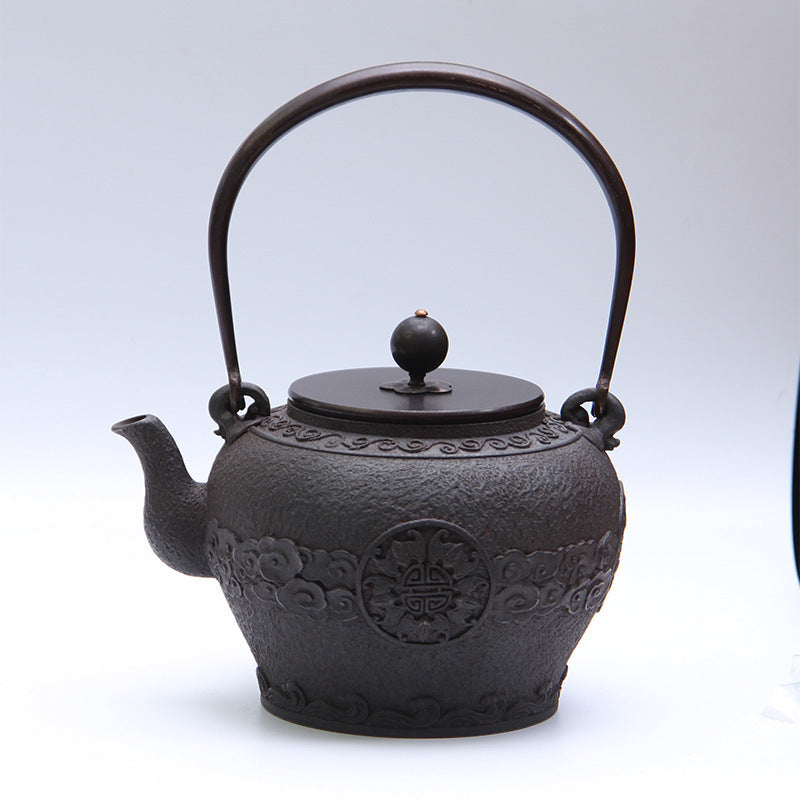 Handmade Cast Iron Teapot Southern Iron Kettle Kung Fu Tea Set Teapot