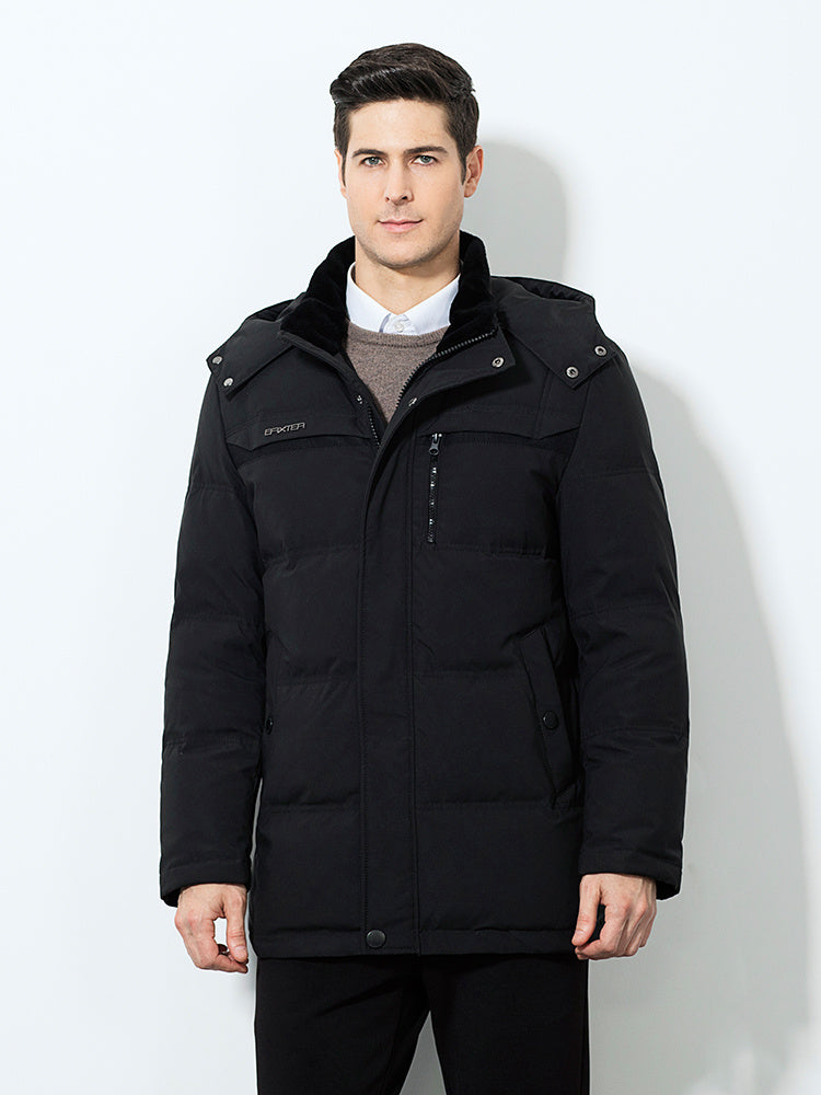 Winter middle-aged and elderly men's down jacket