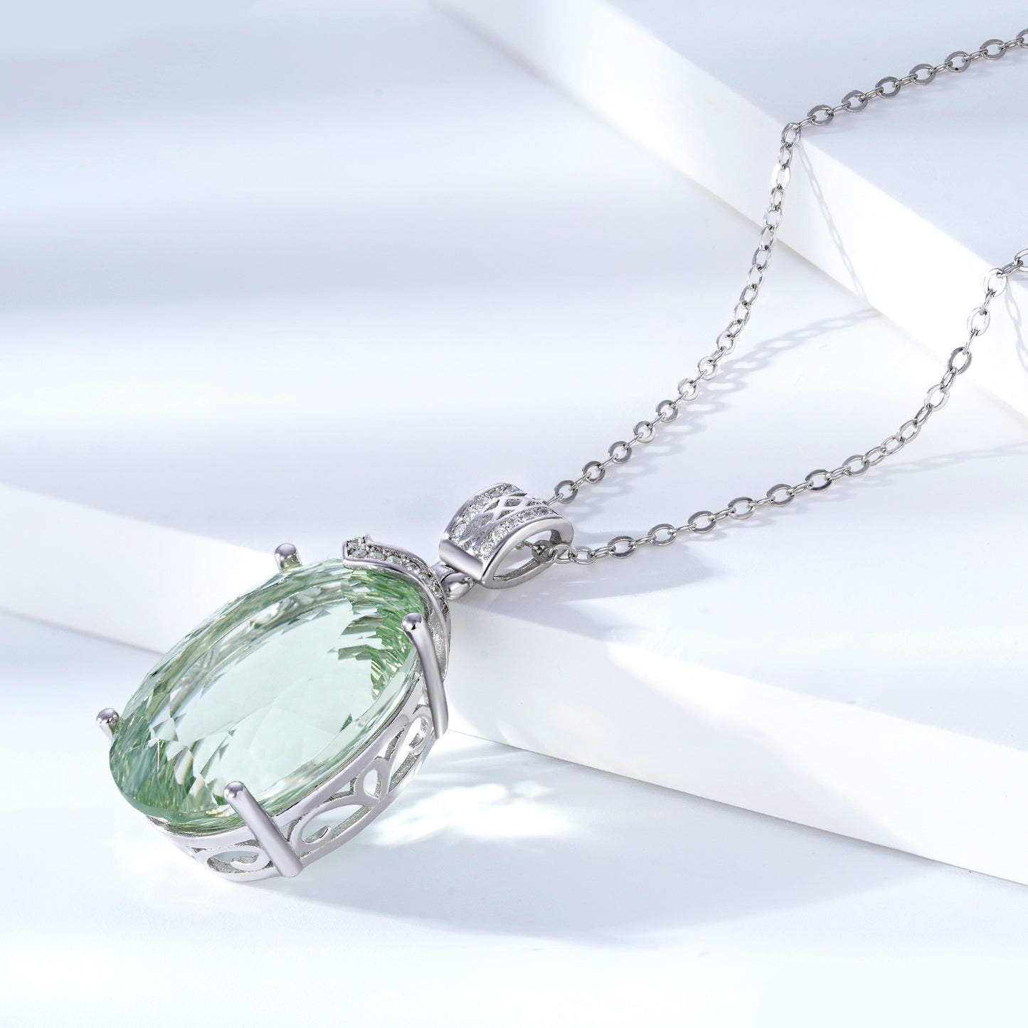 Light Luxury Natural Gem Necklace Pendant