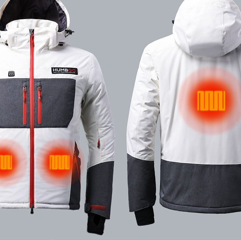 Winter thickened smart heating jacket