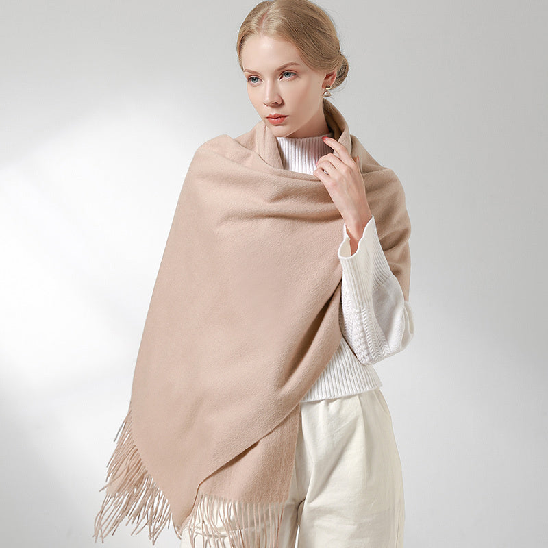 High-end Mother Autumn And Winter Cloak Scarf