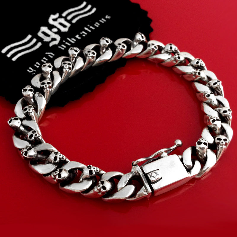 Skull male street hip hop bracelet