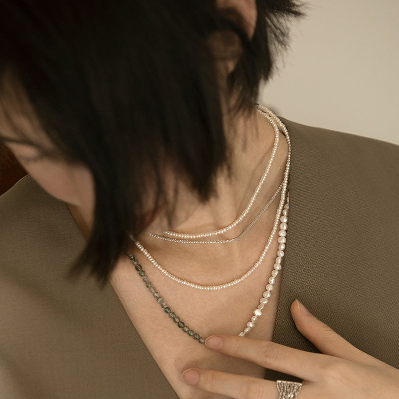 Light Luxury Multilayer Vintage Pearl Necklace