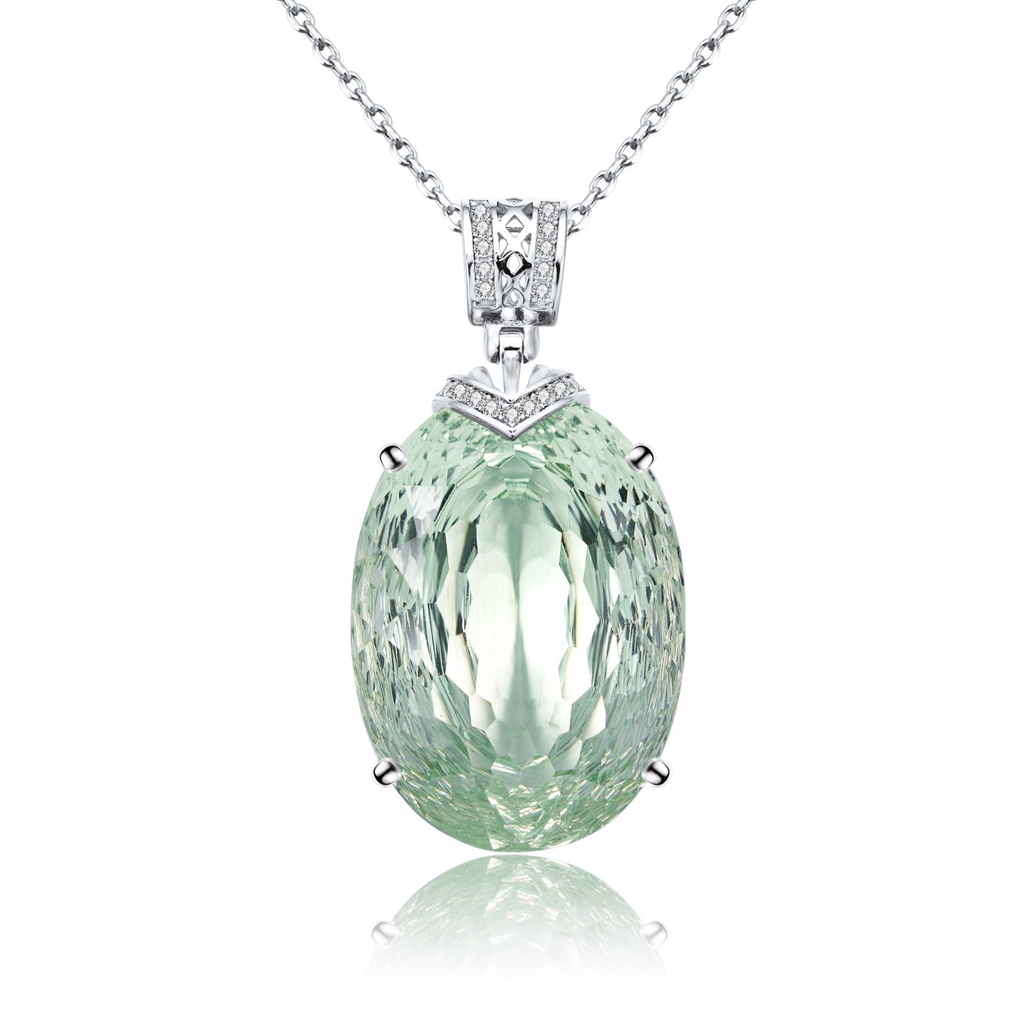 Light Luxury Natural Gem Necklace Pendant