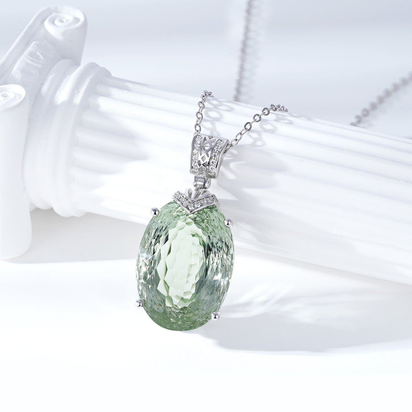 Light Luxury Natural Gem Necklace Pendant